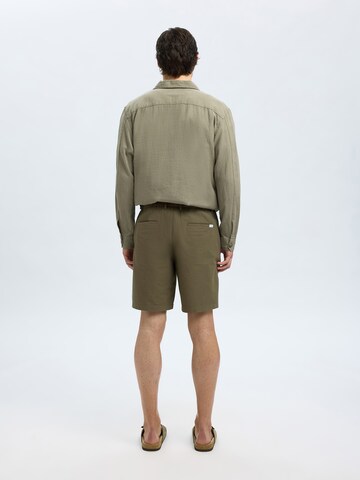 SELECTED HOMME - regular Pantalón chino 'SLHKarl' en verde