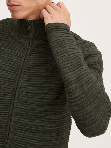 !Solid Regular Fit Strickjacke ' STRUAN ' in Grün