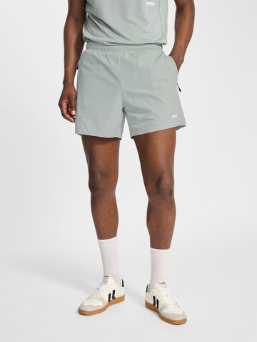 Hummel Regular Sportbroek in Grijs: voorkant