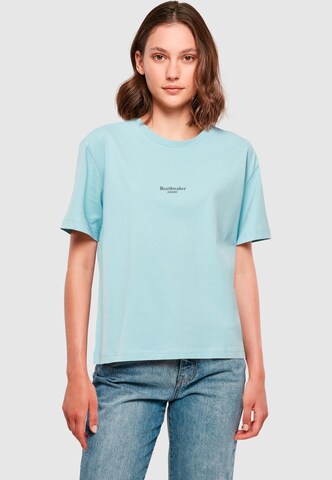 Miss Tee T-Shirt 'Heartbreaker Lovetaker' in Blau