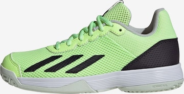 ADIDAS PERFORMANCE Athletic Shoes 'Courtflash' in Green: front