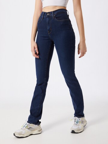 Regular Jean '724 High Rise Straight' LEVI'S ® en bleu : devant