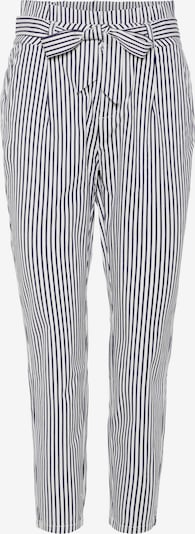 VERO MODA Pleat-Front Pants 'Eva' in marine blue / White, Item view