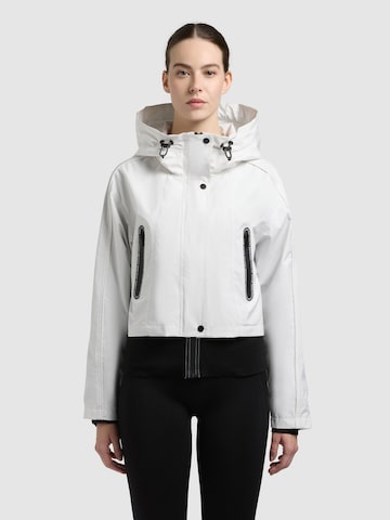 khujo Jacke 'Amelia' in Weiß: Vorderseite