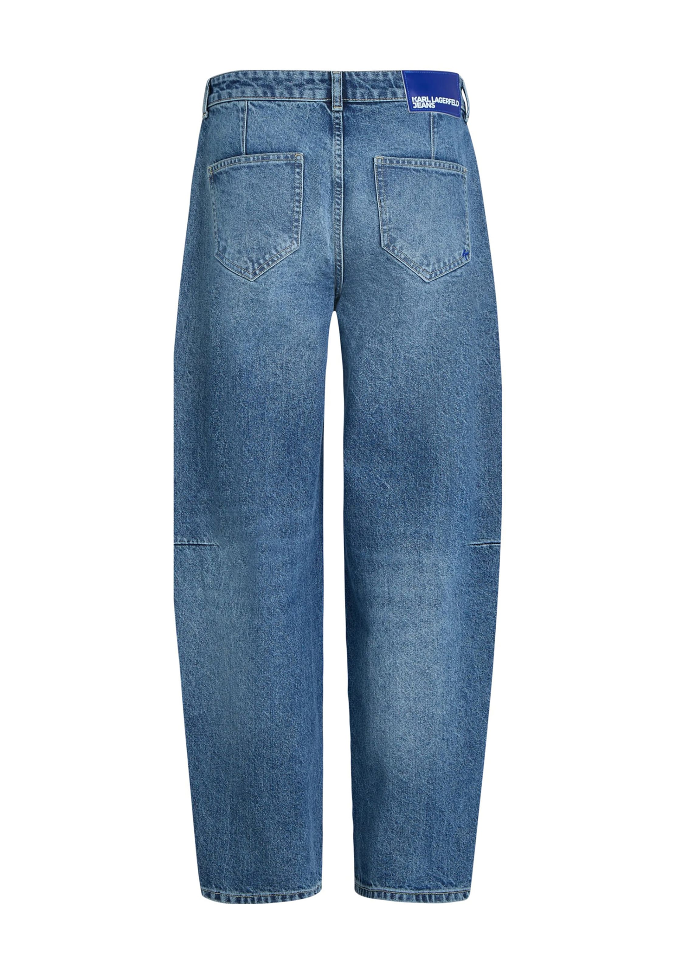 mėlyna KARL LAGERFELD JEANS Barrel Džinsai