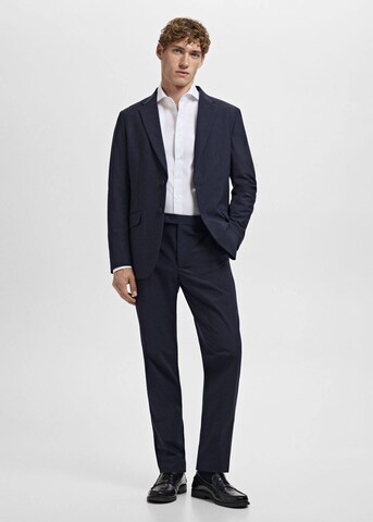 MANGO MAN Slim fit Business Shirt 'Travel' in White