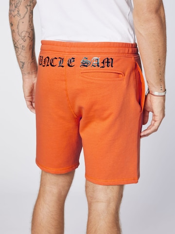 UNCLE SAM Regular Shorts in Orange