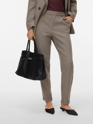 VERO MODA Tapered Broek in Grijs