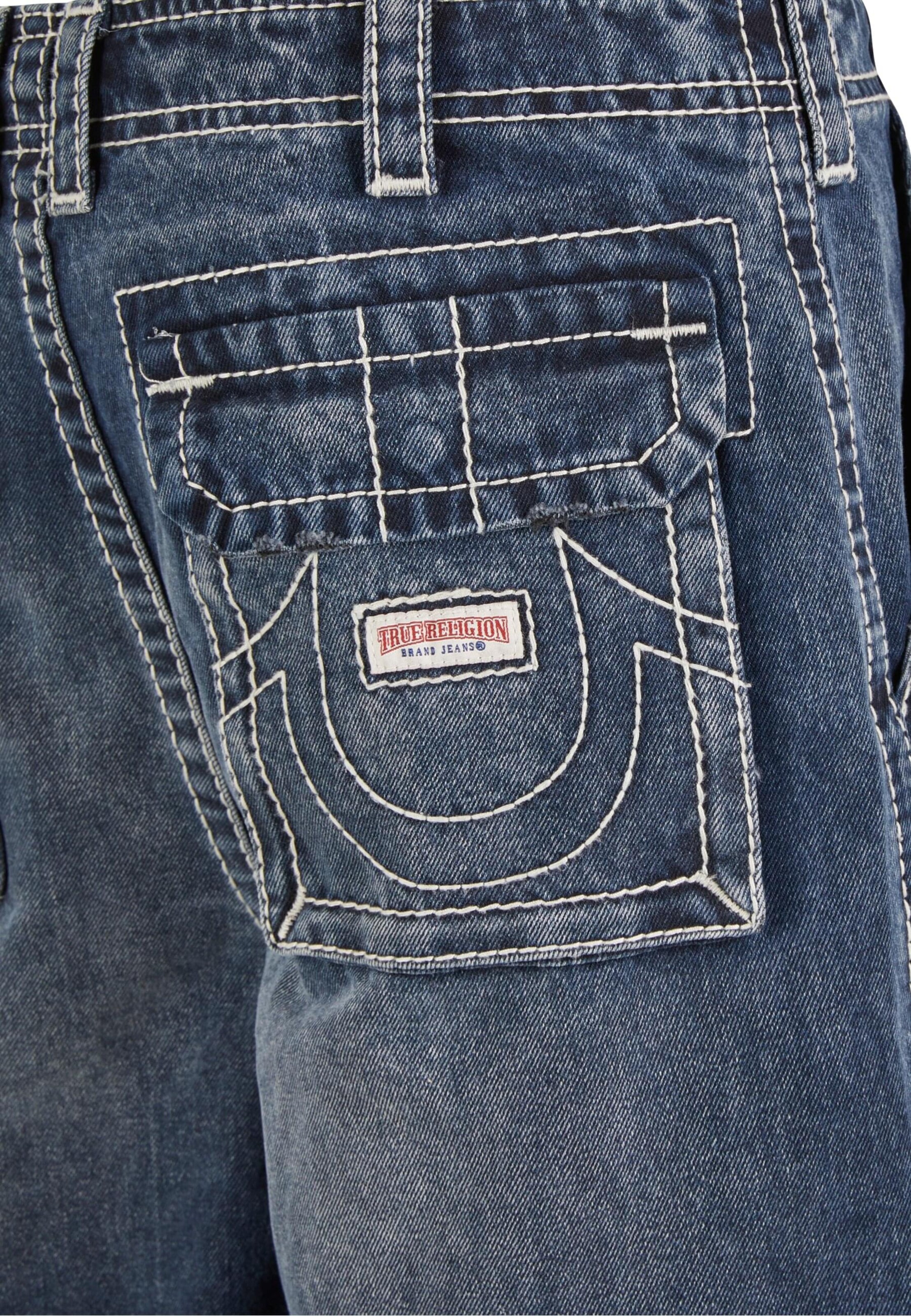 Wide Leg Jeans cargo True Religion en bleu
