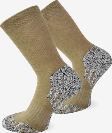 normani Athletic Socks in Beige: front