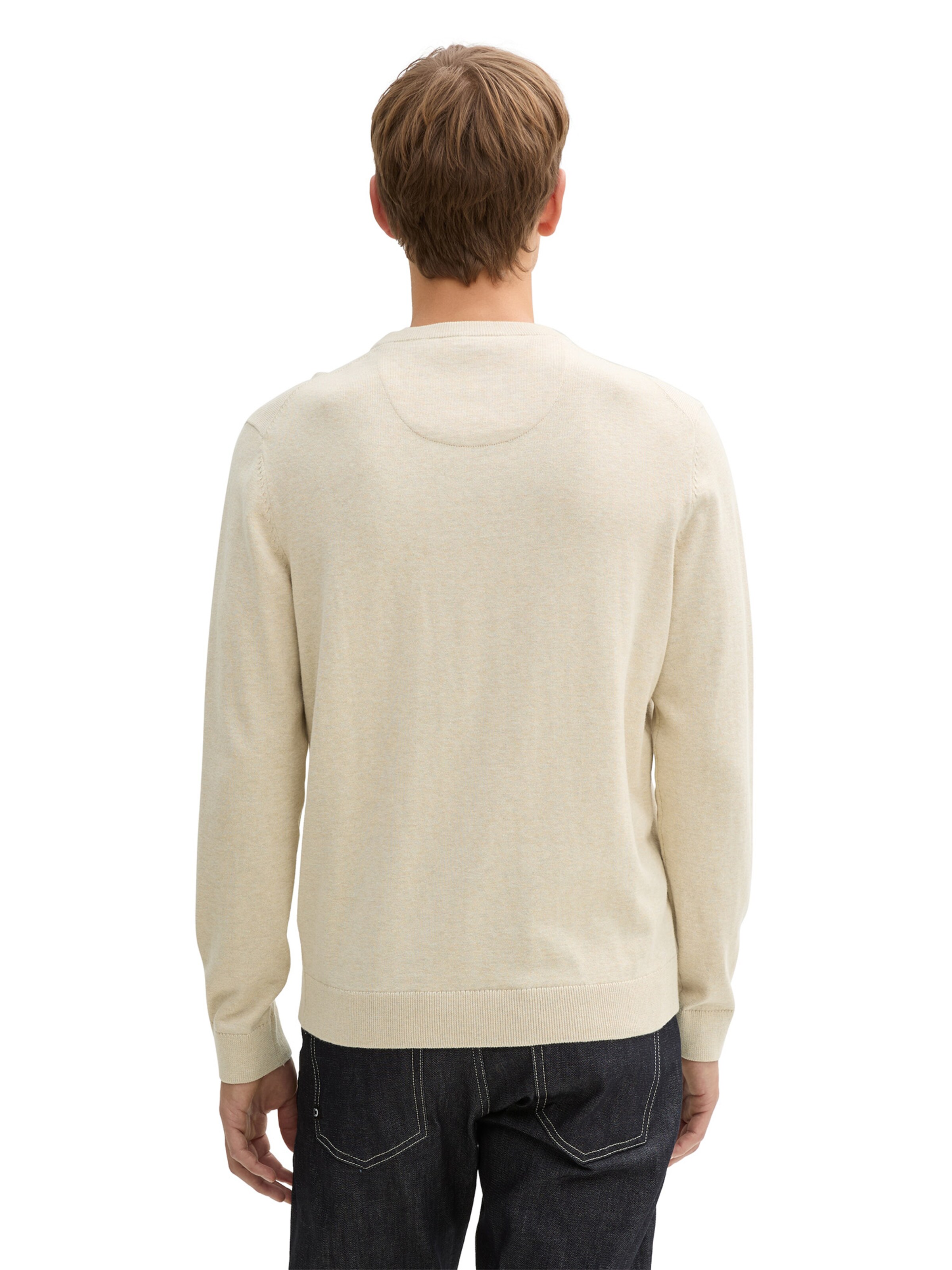 Pull-over TOM TAILOR en beige