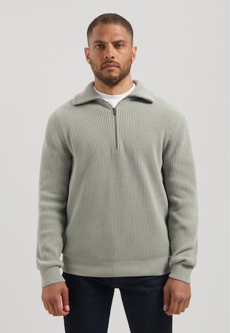 Dstrezzed Pullover 'Josiah Skipper' in Grau: Vorderseite