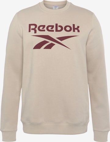 Reebok Sportsweatshirt 'Identity' in Beige: predná strana