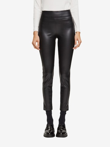 ESPRIT Skinny Leggings - fekete: elől