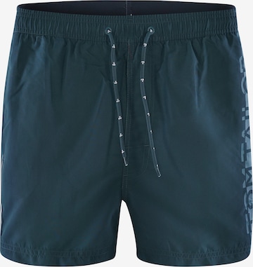 TOM TAILOR Board Shorts ' BAKER ' in Blue: front