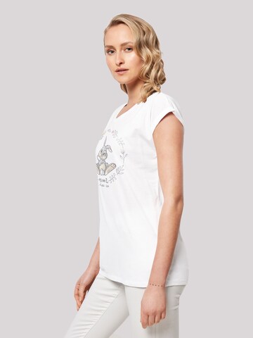 F4NT4STIC T-Shirt 'Disney Klopfer Thumper Sweet As Can Be' in Weiß