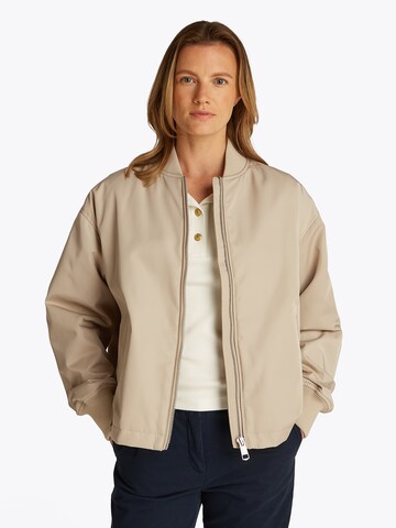 TOMMY HILFIGER Between-season jacket in Beige: front