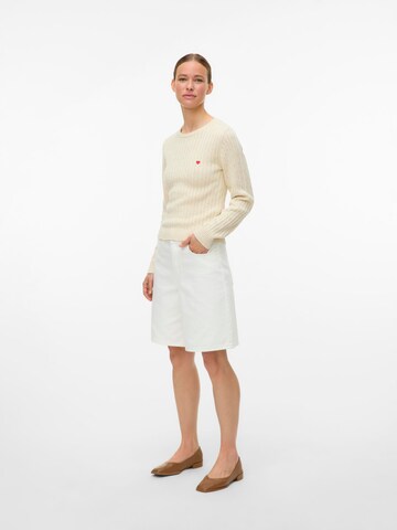 VERO MODA Pullover 'VMFocornelia' in Beige