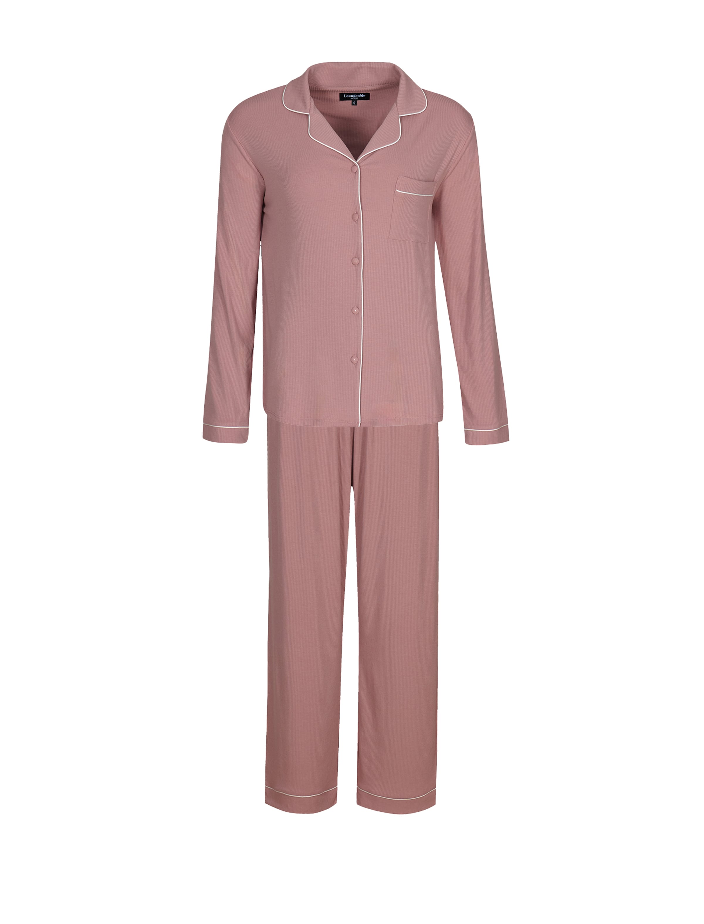 Loungeable Pajama in Pink: front
