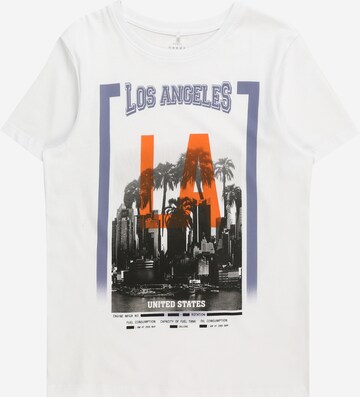 NAME IT Shirt 'VOTO' in White: front