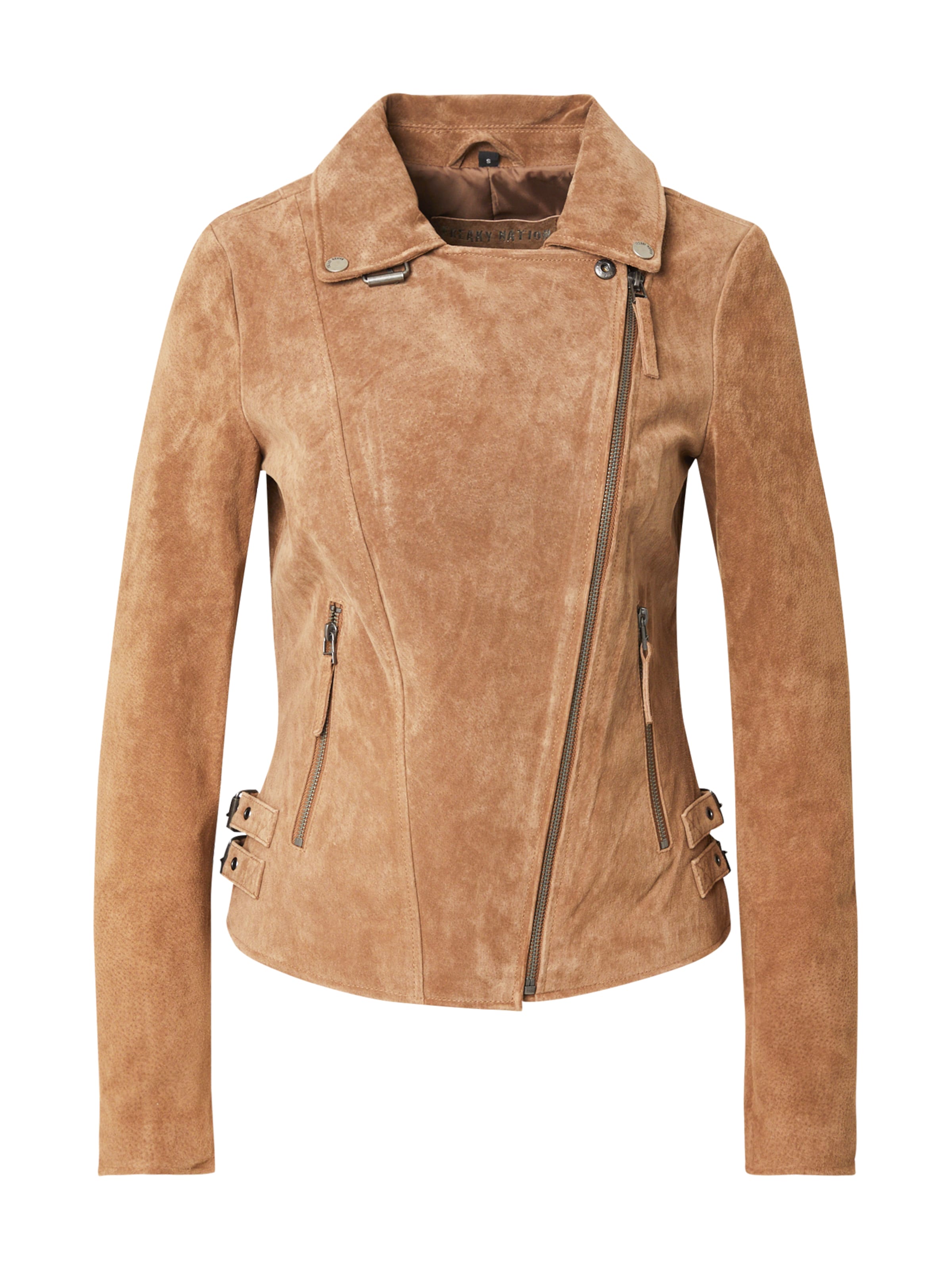 FREAKY NATION Kurtka przejściowa &#x27;Taxi Driver&#x27; w kolorze brązowy: przód