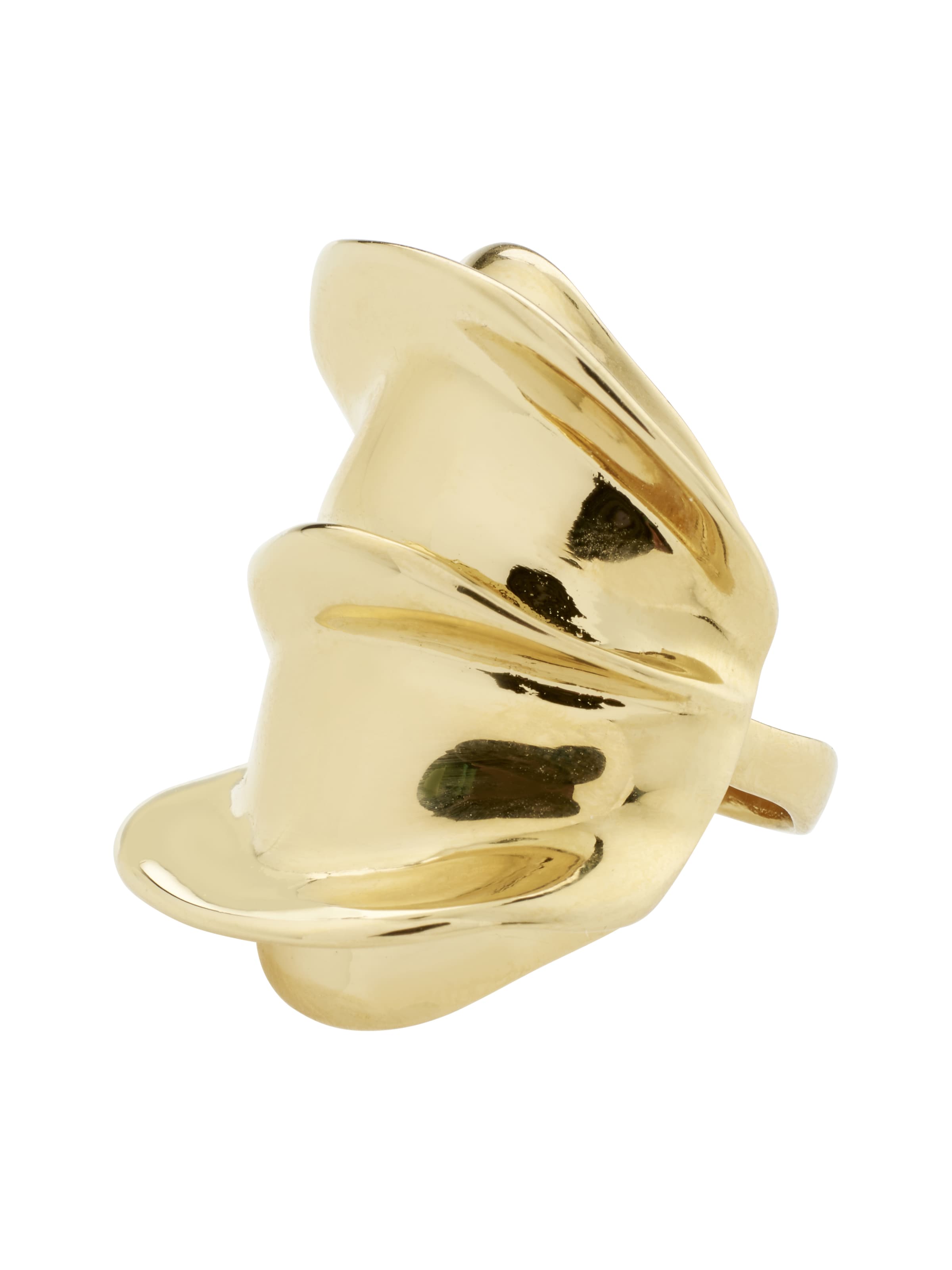 Pilgrim Ring ' Stay ' in Gold: front
