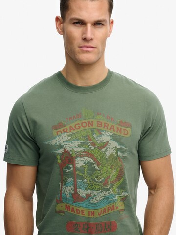 T-Shirt 'TOKYO' Superdry & Co en vert