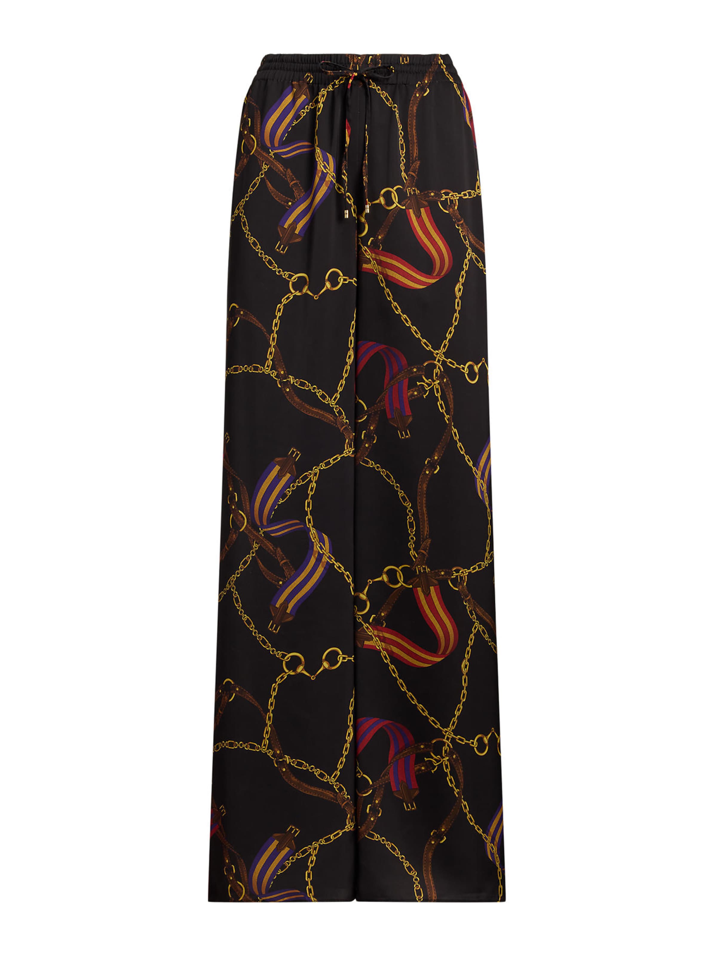 Lauren Ralph Lauren Laiad sääred Püksid 'ZIAKASH', värv must: eest vaates