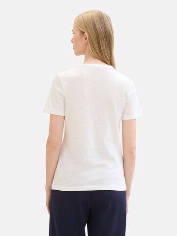 TOM TAILOR T-shirt i vit