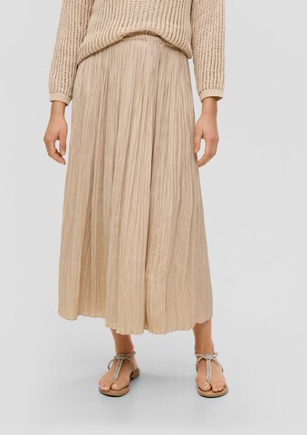 s.Oliver BLACK LABEL Skirt in Beige: front