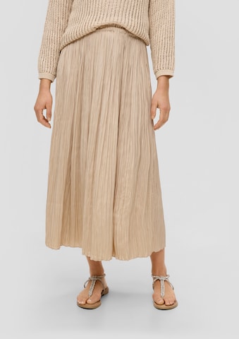 s.Oliver BLACK LABEL Skirt in Beige: front