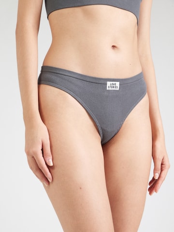 LOVE Stories - Tanga 'Lima' en gris: frente