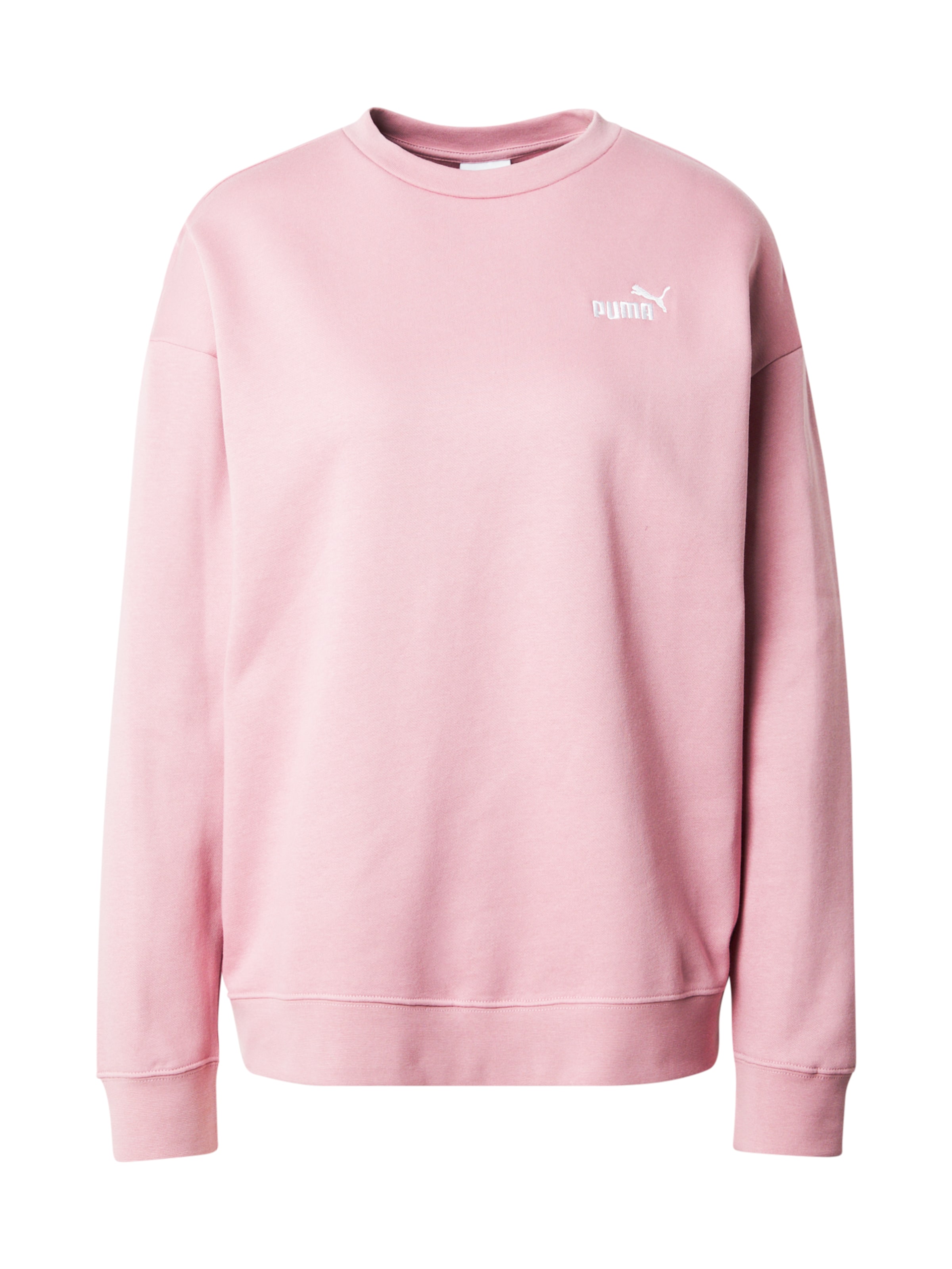 PUMA Спортивный свитшот 'ESS No. 1' в Ярко-розовый: спереди