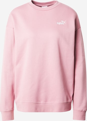 PUMA Спортивный свитшот 'ESS No. 1' в Ярко-розовый: спереди