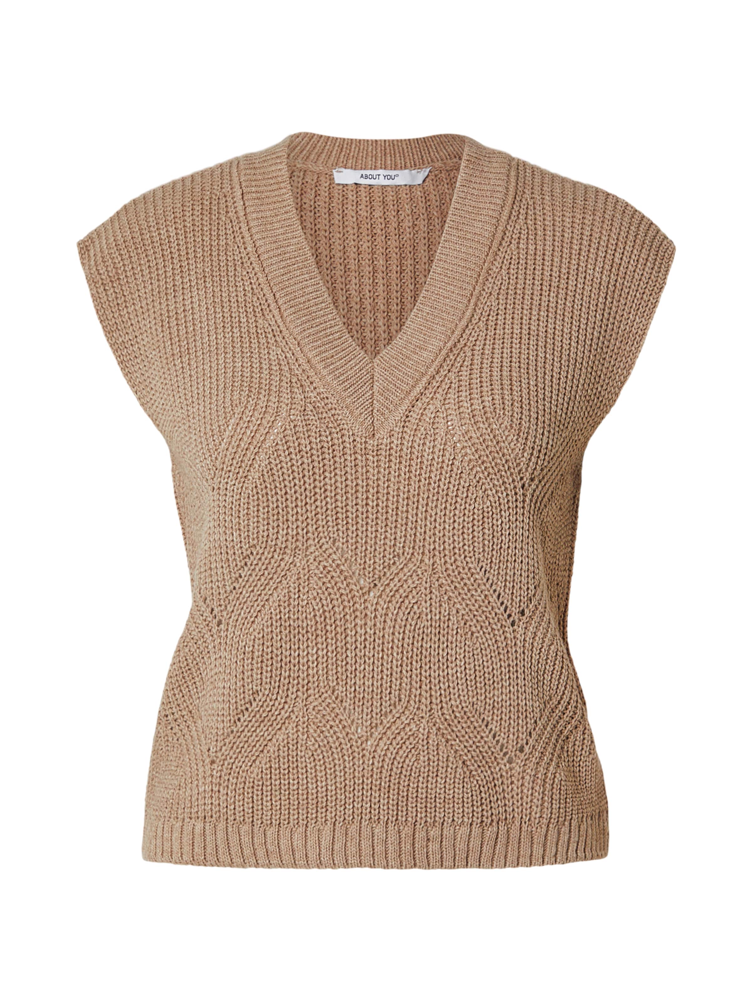 ABOUT YOU Pulóver 'Danai' - bézs: elől