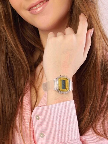 Q&Q Digitaal horloge in Transparant