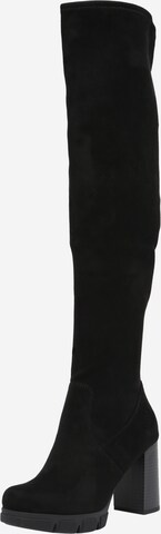 TT. BAGATT Over the Knee Boots 'Amila Evo' in Black: front