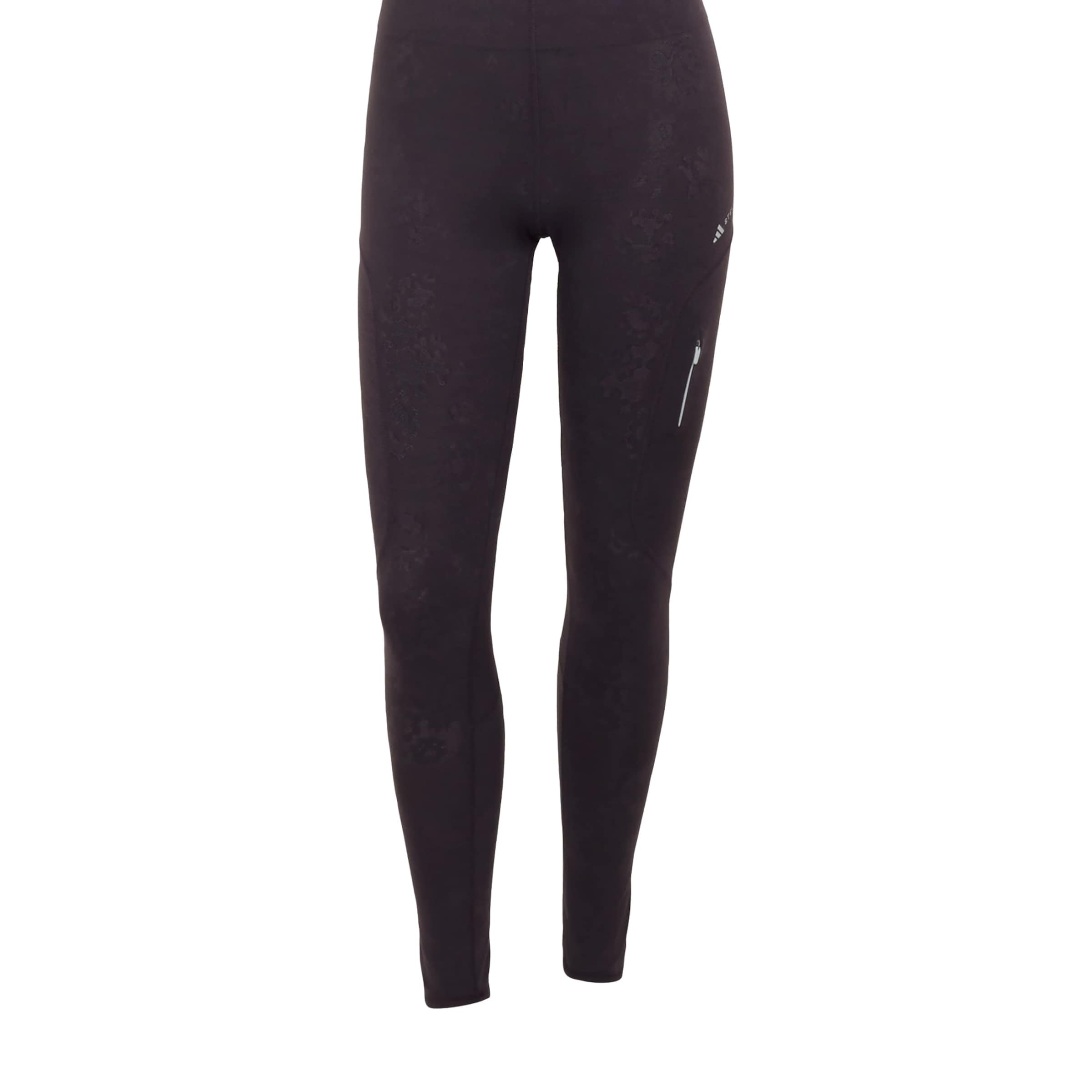 ADIDAS BY STELLA MCCARTNEY Skinny Sporthose in Schwarz: Vorderseite