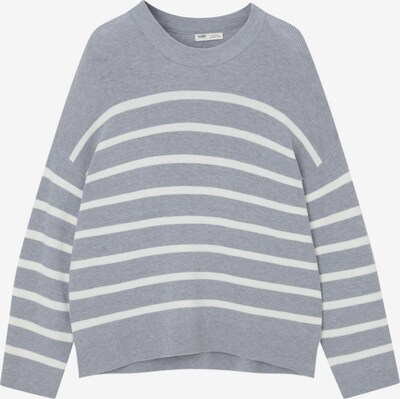 Pull&Bear Sweter w kolorze nakrapiany szary / białym, Podgląd produktu
