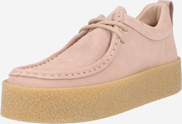 Tommy Jeans Schnürschuh in Pink: predná strana