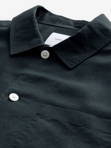Next Regular Fit Hemd in Schwarz