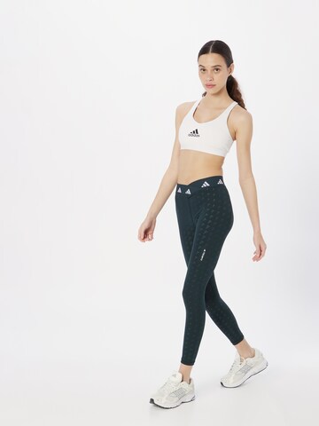 ADIDAS PERFORMANCE Skinny Παντελόνι φόρμας 'Brand Love' σε πράσινο