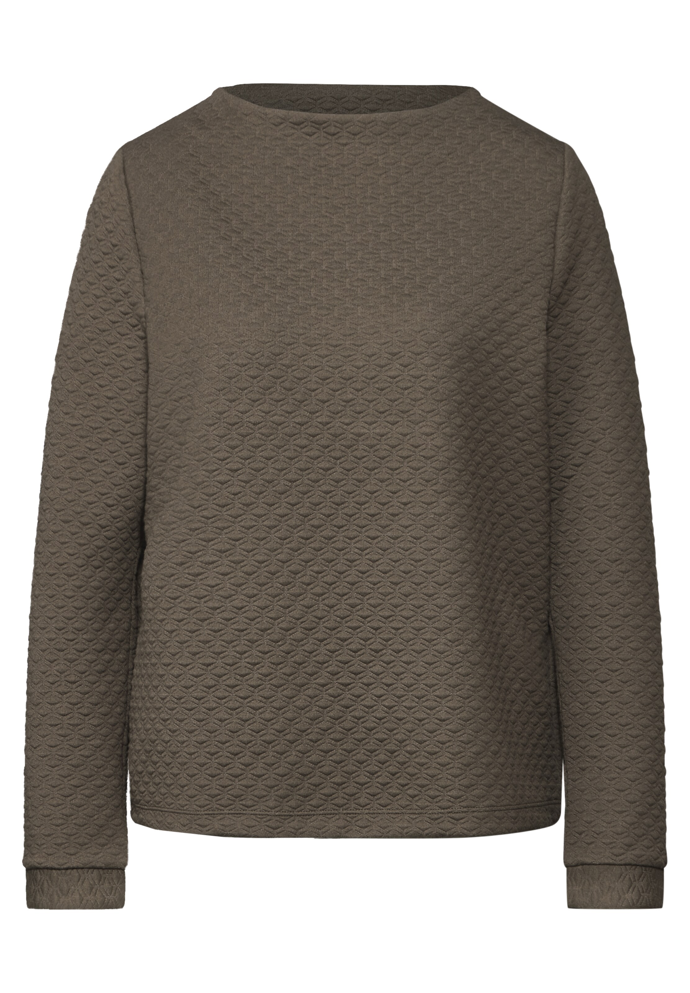 STREET ONE Shirt in Brown: front