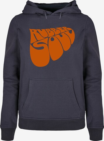 Merchcode Sweatshirt 'Beatles - Rubber Soul' in Blue: front