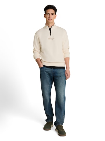 TOM TAILOR DENIM Μπλούζα φούτερ σε λευκό