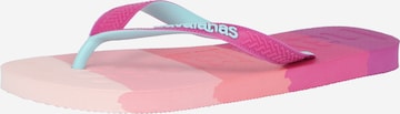 HAVAIANAS T-Bar Sandals in Pink: front
