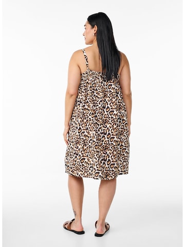 Zizzi Kleid 'Vsol' in Beige
