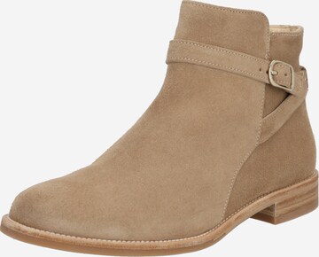 Paul Green Booties in Beige: front