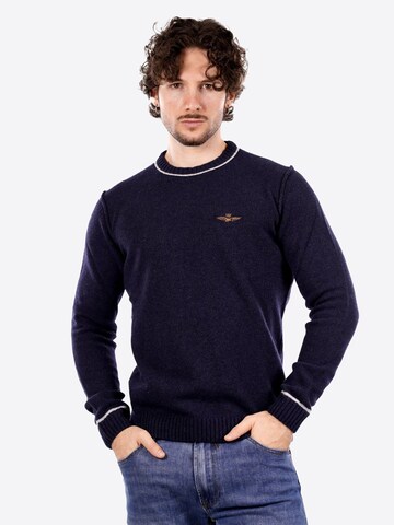 Aeronautica Militare Pullover in Blau