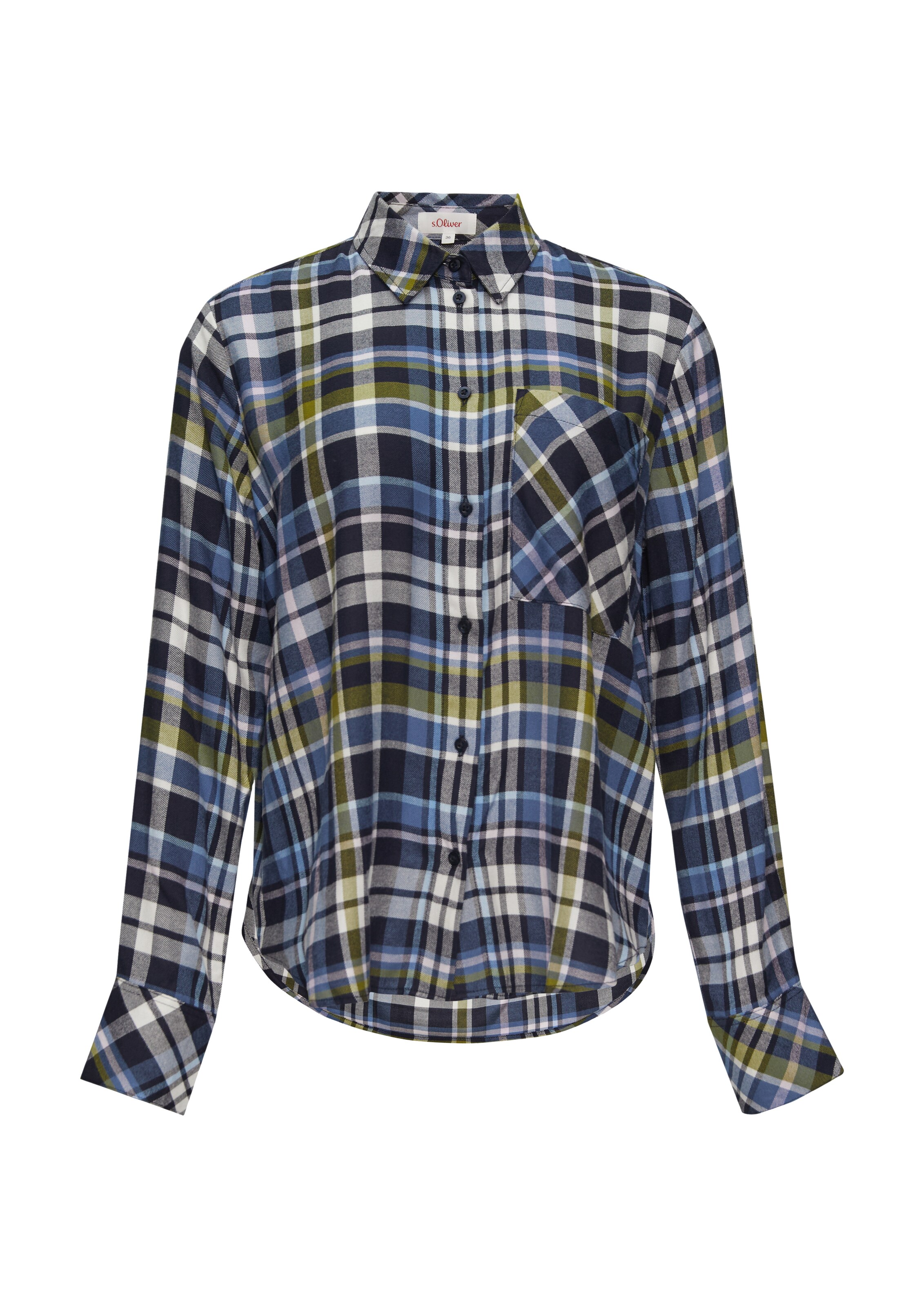 s.Oliver Bluse in Blau: Vorderseite